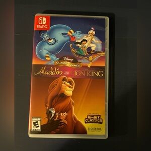 Nintendo Switch game - Lion King and Aladdin games
